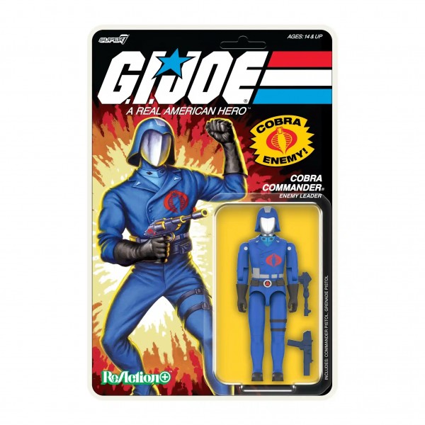 G.I. Joe ReAction Actionfigur Wave 01 - Cobra Commander (Cartoon)