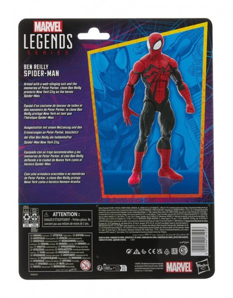 Spider-Man Marvel Legends Retro Action Figure Ben Reilly Spider-Man
