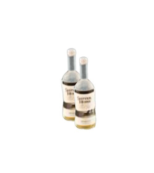 Plastic white wine bottles - 1:12 - 2 pieces