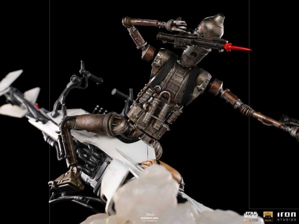 Star Wars The Mandalorian Art Scale Statue 1/10 IG-11 & The Child (Deluxe)