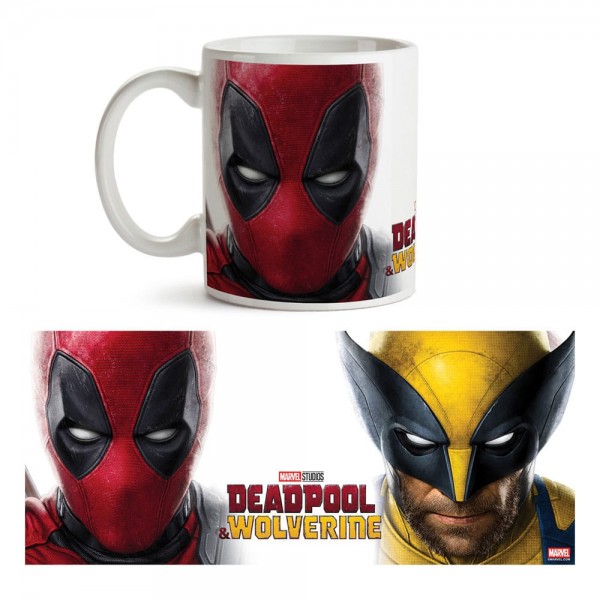 Marvel Tasse Deadpool &amp; Wolverine Come together