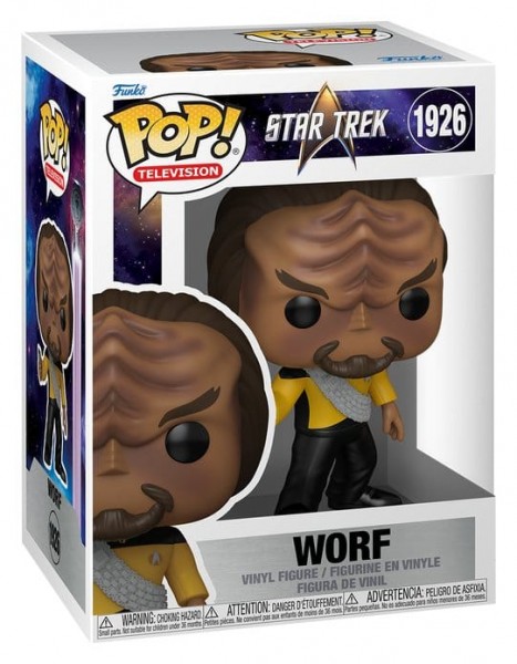 Star Trek TNG POP! Television Vinyl Figur Worf 9 cm