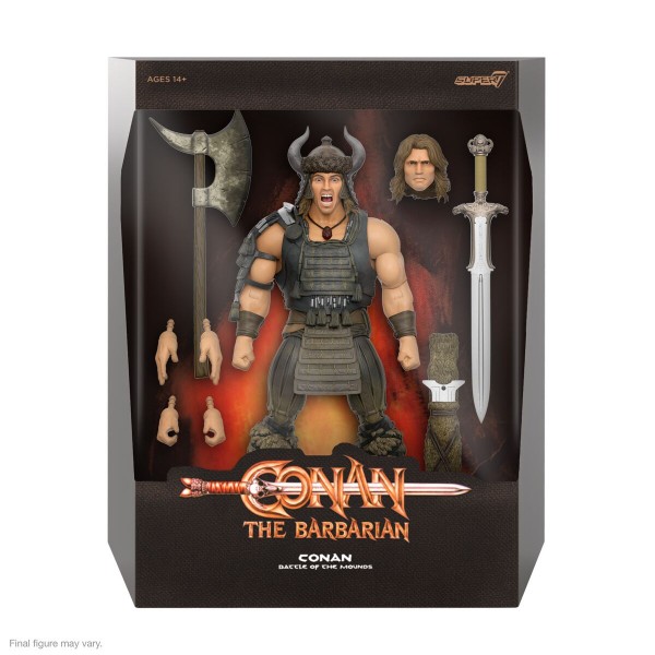 Conan the Barbarian Ultimates Action Figure Conan (Battle of the Mounds) 18 cm