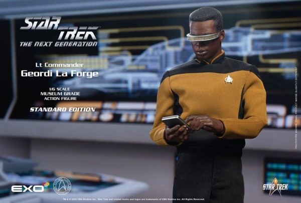 Star Trek: The Next Generation Action Figure 1/6 Lt. Commander Geordi La Forge (Essentials Version) 28 cm