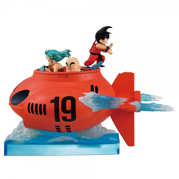 Dragon Ball vs Red Ribbon Army Son Goku, Bulma &amp; Krillin Ichibansho figure 21 cm