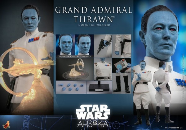 Star Wars: Ahsoka Actionfigur 1/6 Grand Admiral Thrawn 32 cm