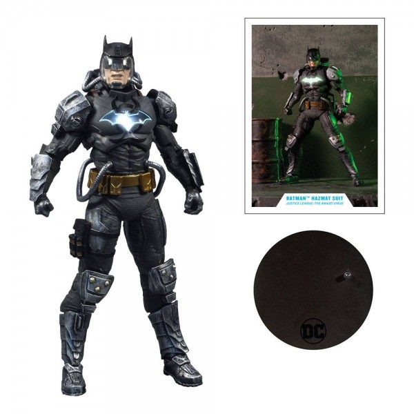 DC Multiverse Actionfigur Batman Hazmat Suit (Light-Up) Gold Label