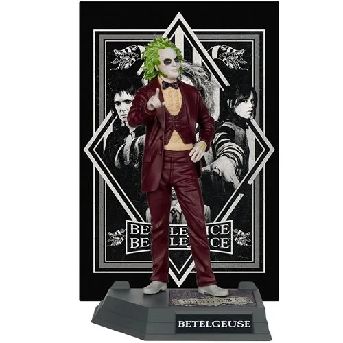 Beetlejuice Beetlejuice Movie Maniacs Statue Beetlejuice 15 cm