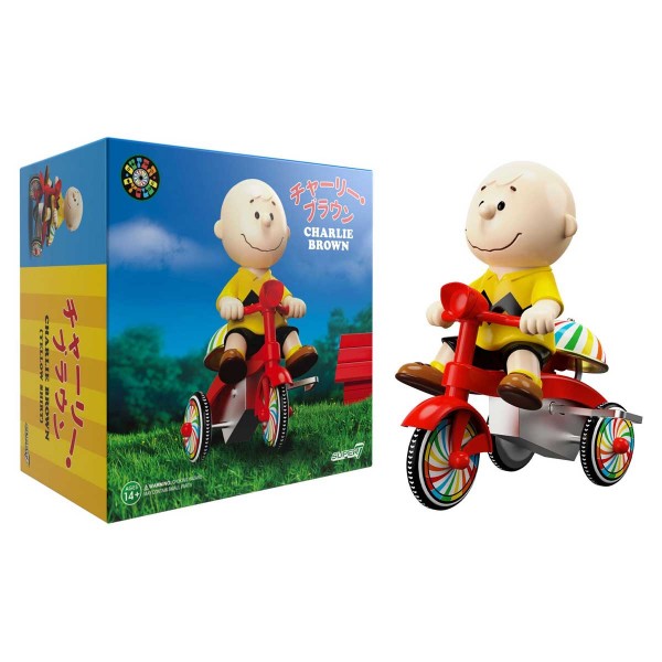 Peanuts Super Cycles Charlie Brown (Yellow Shirt w/ Red Trike)