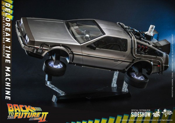 Zurück in die Zukunft II Movie Masterpiece Fahrzeug 1/6 DeLorean Time Machine