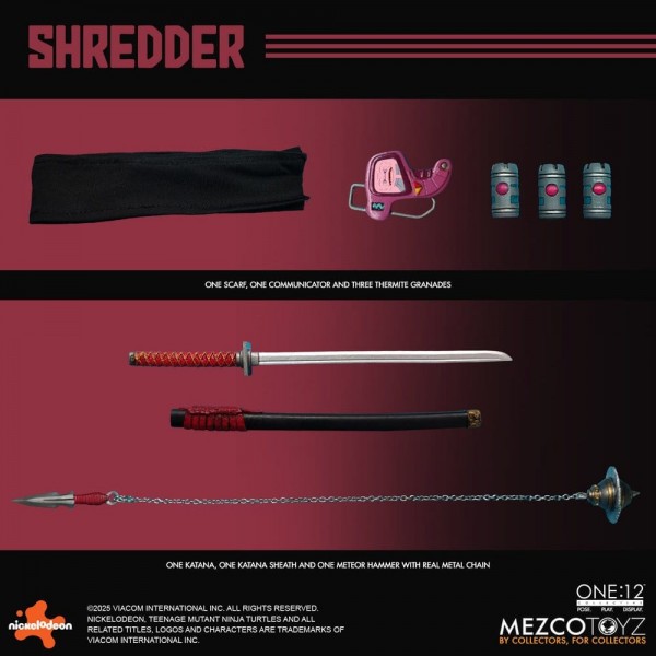 Teenage Mutant Ninja Turtles Actionfigur 1/12 Shredder 17 cm