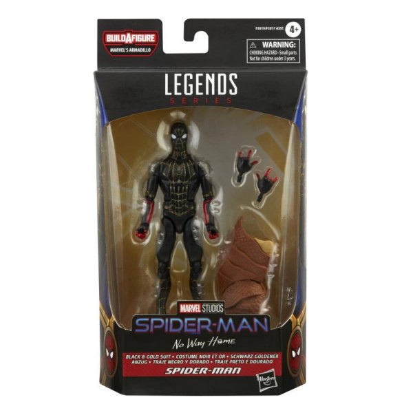 Spider-Man No Way Home Marvel Legends Actionfigur Spider-Man (Black & Gold Suit)