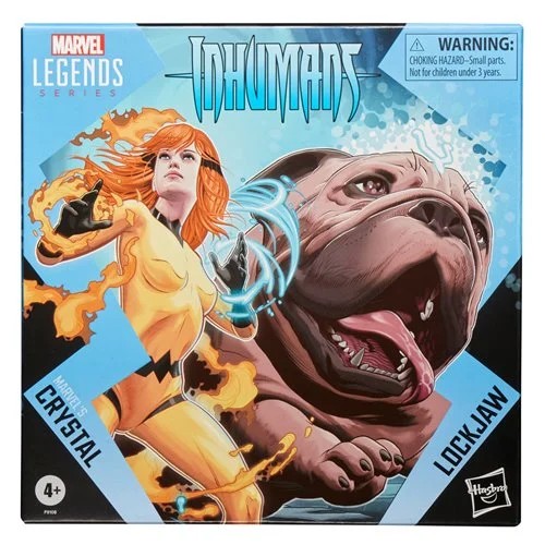 Inhumans Marvel Legends Series Crystal and Lockjaw Deluxe Actionfigur