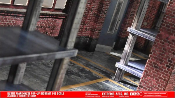 Extreme Sets Rustic Warehouse Pop-Up Diorama 1/12
