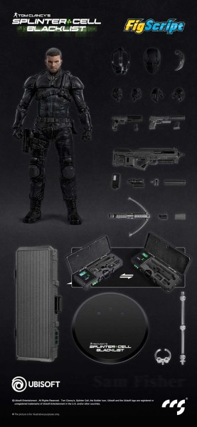 Splinter Cell: Blacklist FigScript Sam Fisher 1/12 Scale Actionfigur