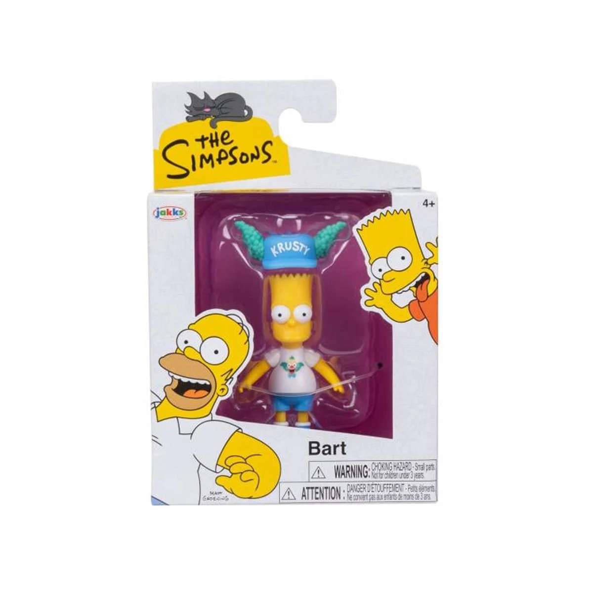 Figurine Les Simpson Krusty Le Clown - Jakks Pacific - 13cm - Neuve