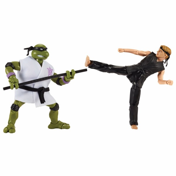Teenage Mutant Ninja Turtles x Cobra Kai Actionfiguren Donatello vs. Johnny Lawrence (2-Pack)