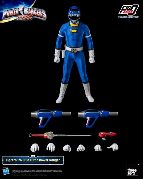 Power Rangers Turbo FigZero Actionfigur 1/6 Blue Turbo Power Ranger 30 cm