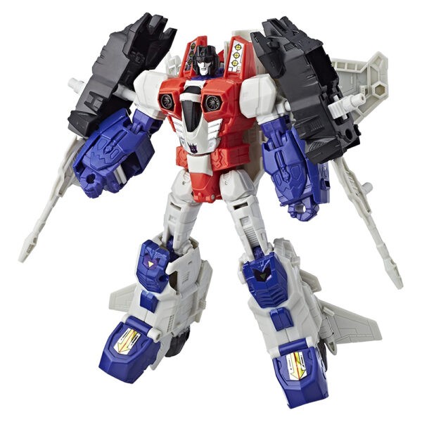 B-Ware Transformers Generations Power of the Primes Starscream Voyager Actionfigur - beschädigte Pkg