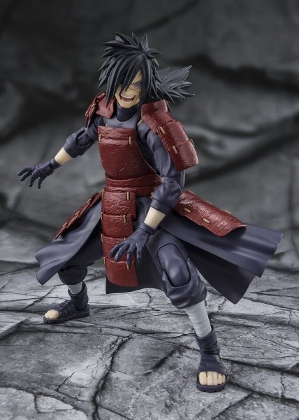 Naruto Shippuden S.H.Figuarts Actionfigur Madara Uchiha Legend of Darkness 17 cm