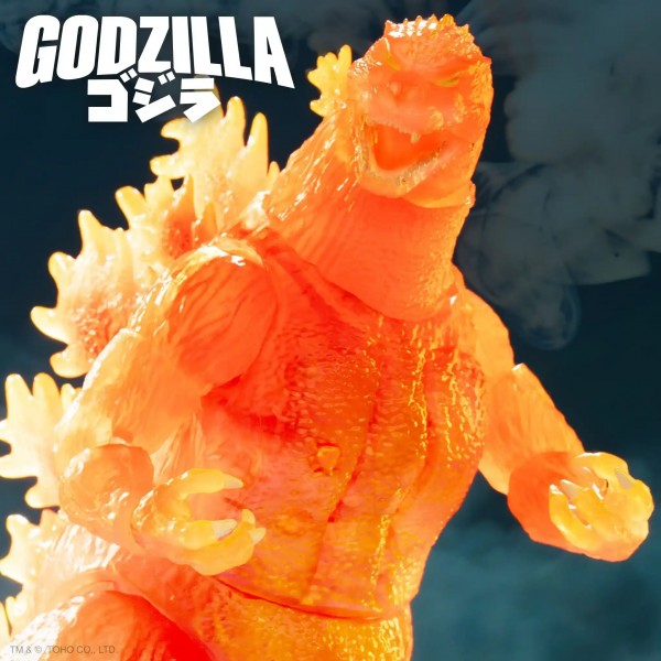 Toho ULTIMATES! Blazing Godzilla (1200º Clear Orange)