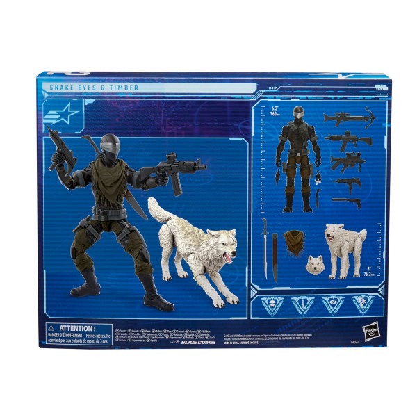 G.I. Joe Classified Series Action Figures 15 cm Snake Eyes & Timber (2-Pack)