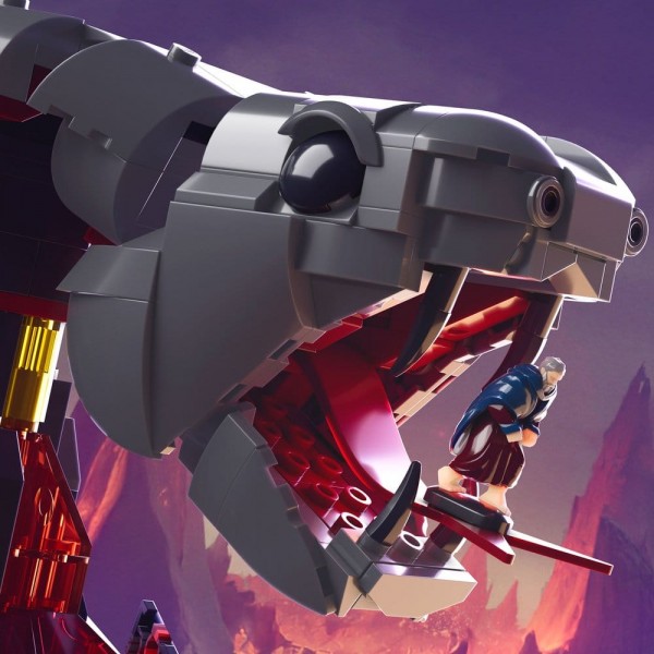 Masters of the Universe Mattel Brick Shop Bauset Snake Mountain