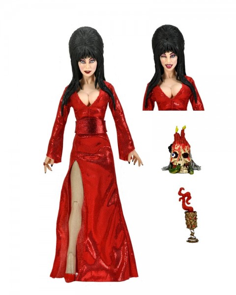 Elvira, Mistress of the Dark Clothed Actionfigur Red, Fright und Boo