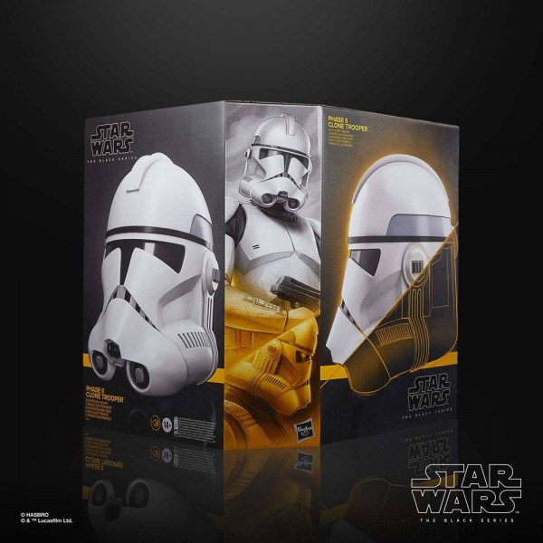 Star Wars Black Series Replik 1:1 Elektronischer Helm Phase II Clone Trooper