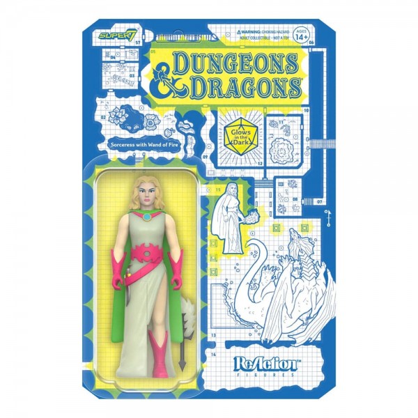 Dungeons &amp; Dragons ReAction Actionfigur Wave 04 Sorceress Glow in the Dark 10 cm