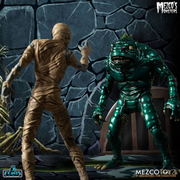 Mezco's Monsters '5 Points' Action Figures Tower of Fear Deluxe Box Set