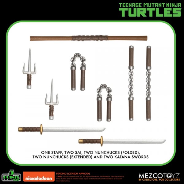 Teenage Mutant Ninja Turtles Actionfiguren Teenage Mutant Ninja Turtles Deluxe Set 8 cm