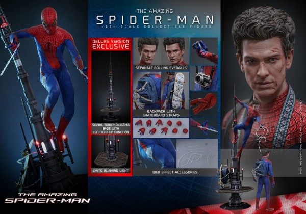 The Amazing Spider-Man Movie Masterpiece Actionfigur 1/6 Spider-Man (Deluxe Version) 30 cm