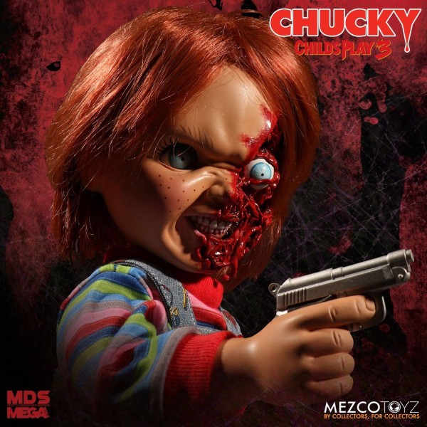 Child's Play 3 Talking Mega-Scale Pizza Face Chucky