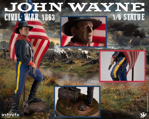 John Wayne Civil War 1863 1/6 Statue