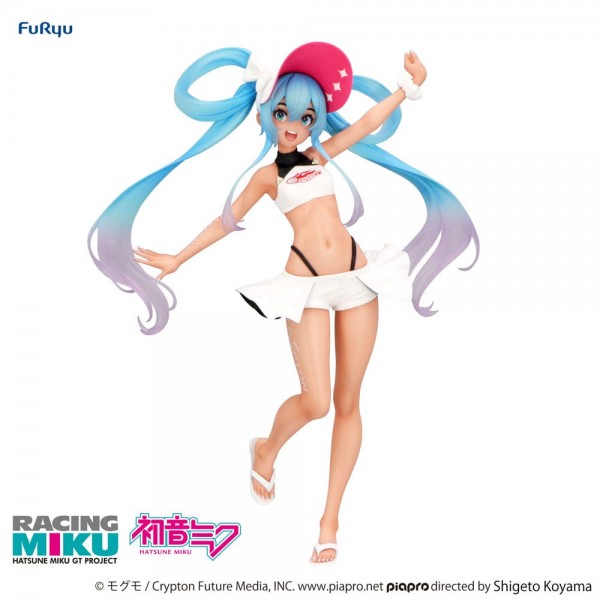 Hatsune Miku GT Project Trio-Try-iT PVC Statue Racing Miku 2024 Summer Holiday Ver. 23 cm