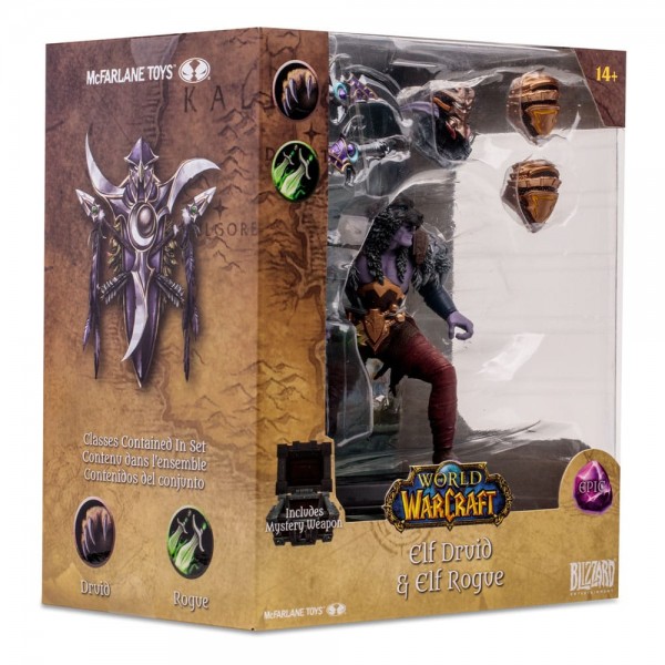 World of Warcraft Action Figure Night Elf Druid Rogue (Epic) 15 cm
