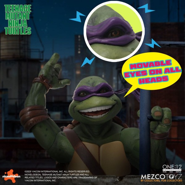 TMNT Figures box set 1/12 Teenage Mutant Ninja Turtles (1990 Movie) 15 cm