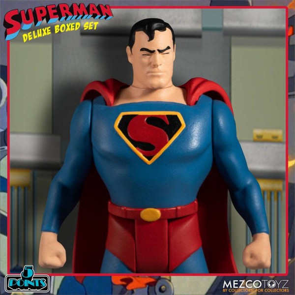 Superman The Mechanical Monsters (1941) '5 Points' Action Figures Deluxe Box Set