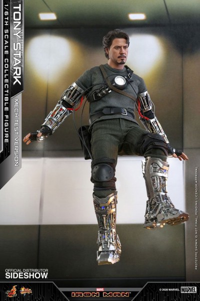 Iron Man Movie Masterpiece Action Figure 1/6 Tony Stark (Mech Test Version) Deluxe Version
