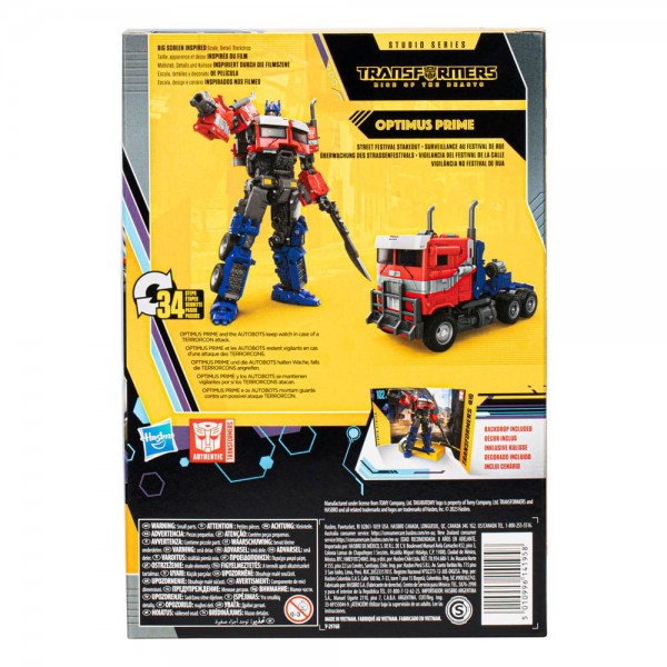 Transformers: Rise of the Beasts Buzzworthy Bumblebee Studio Series Action Figure 102BB Optimus Prime 16 cm