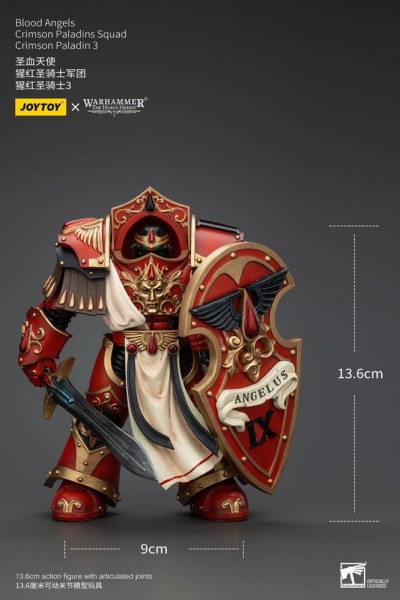 Warhammer The Horus Heresy Actionfigur 1/18 Blood Angels Crimson Paladins Squad Crimson Paladin 3