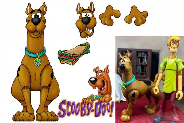 Scooby Doo Wave 2: Scooby - De Luxe Action Figure Scale 1:12