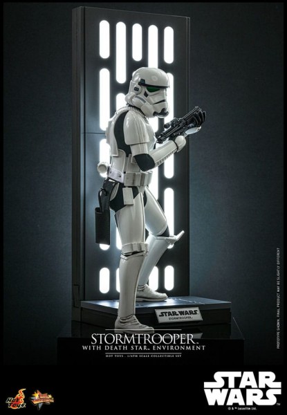 Star Wars Movie Masterpiece Actionfigur 1/6 Stormtrooper with Death Star Environment 30 cm
