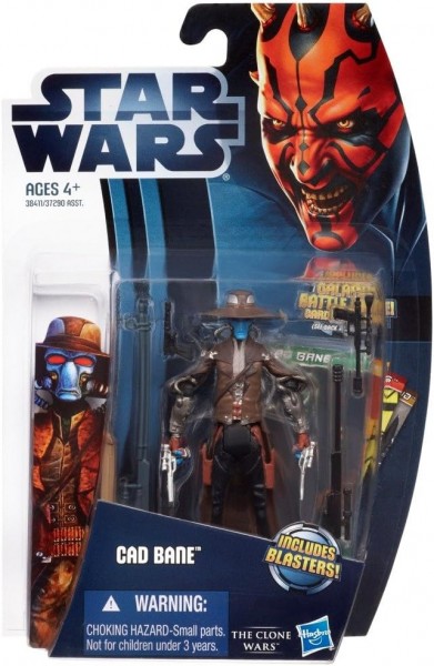 Star Wars: The Clone Wars - Cad Bane Bounty Hunter with Blaster Rifle