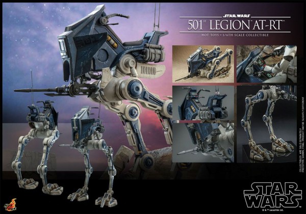 Star Wars The Clone Wars Actionfigur 1:6 501st Legion AT-RT 64 cm