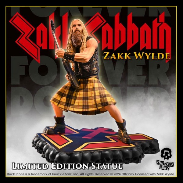 Zakk Sabbath Rock Iconz Statue Zakk Wylde II 22 cm