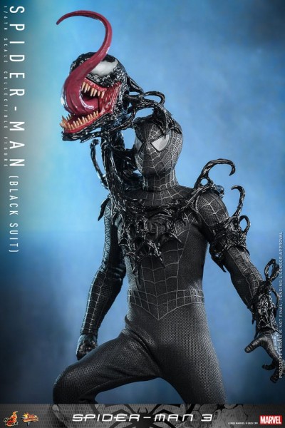 Spider-Man 3 Movie Masterpiece Action Figure 1:6 Spider-Man (Black Suit) 30 cm