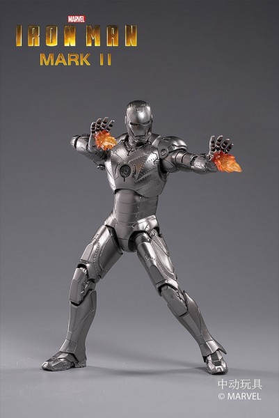 ZD Toys Action Figure 1/10 Iron Man Mark II