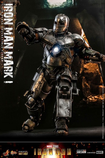 Iron Man Movie Masterpiece Diecast Action Figure 1/6 Iron Man Mark I